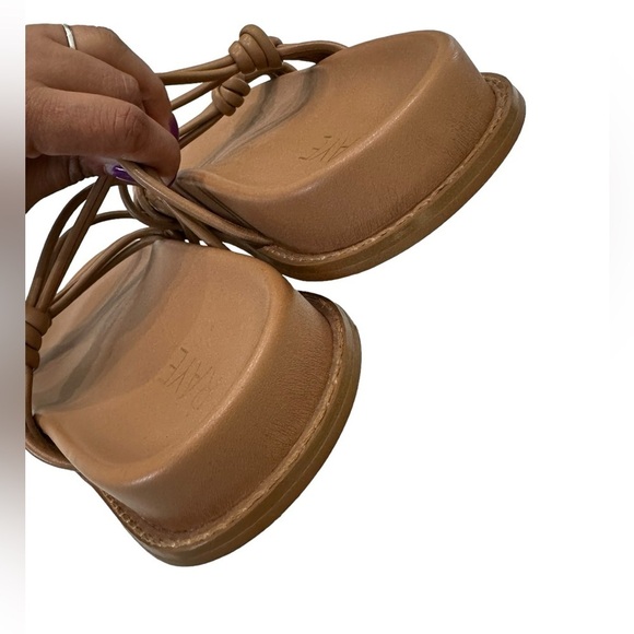 RAYE Milo Sandal in Dark Tan - Picture 7 of 10